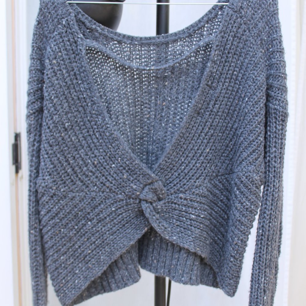 Grey Knit Sweater